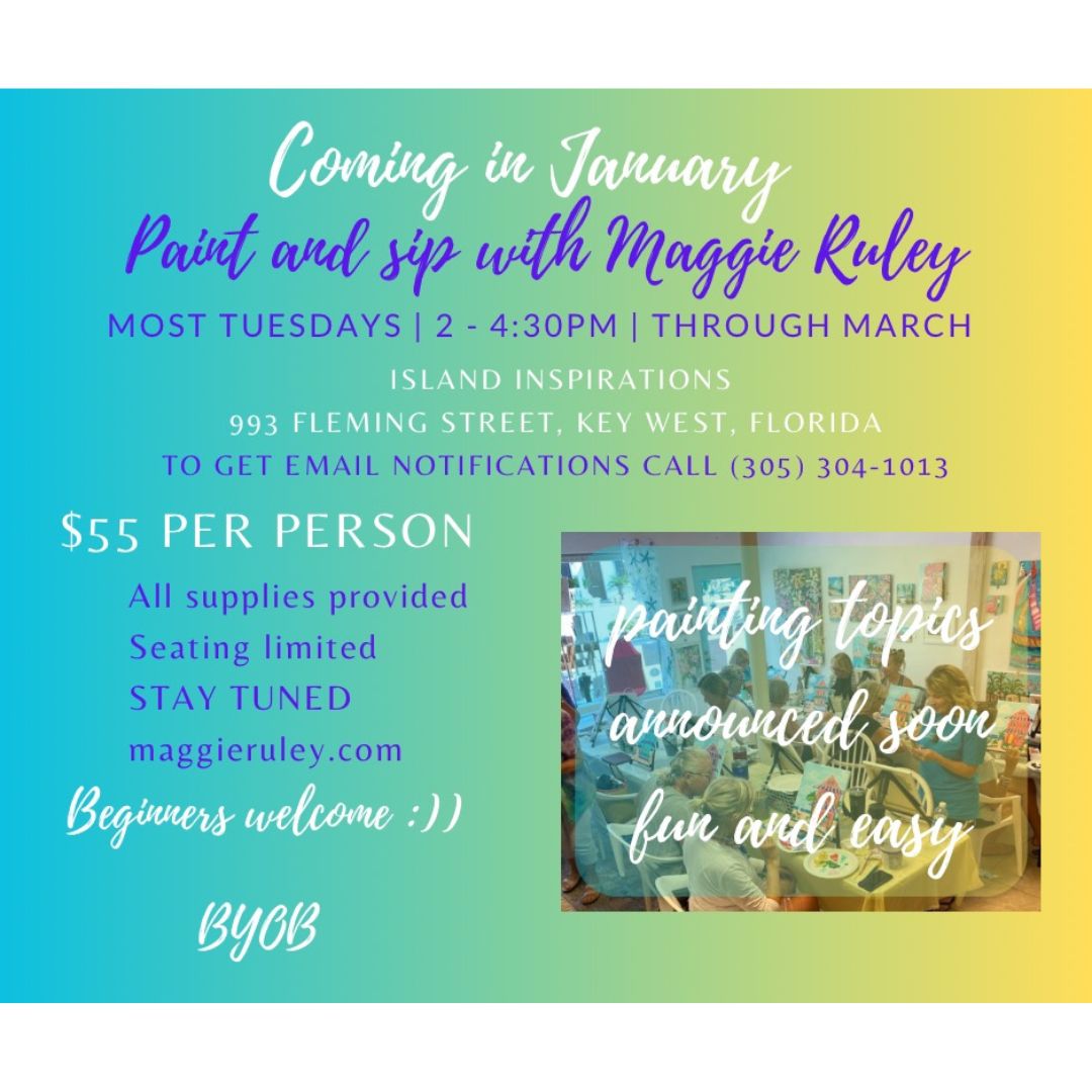 Maggie Ruley painting class 
